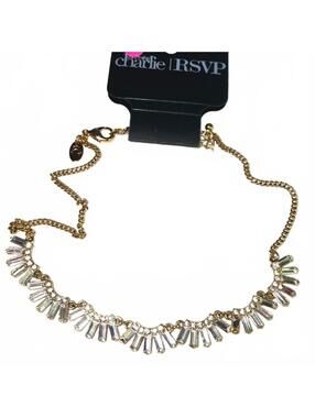 Charming Charlie RSVP Gold Burst Necklace NWT